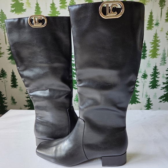 Liz Claiborne Shoes - Liz Claiborne Deering Stacked Heel Riding Boots